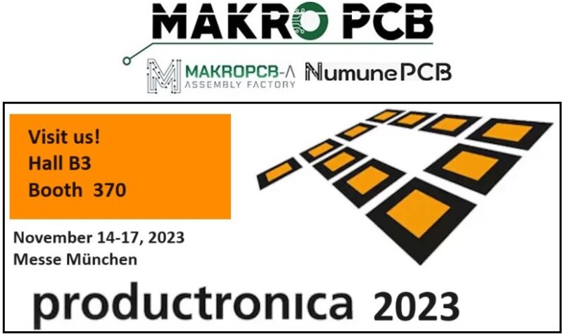 14-17 Kasım 2023 Productronica  Fuarı  Münih Almanya